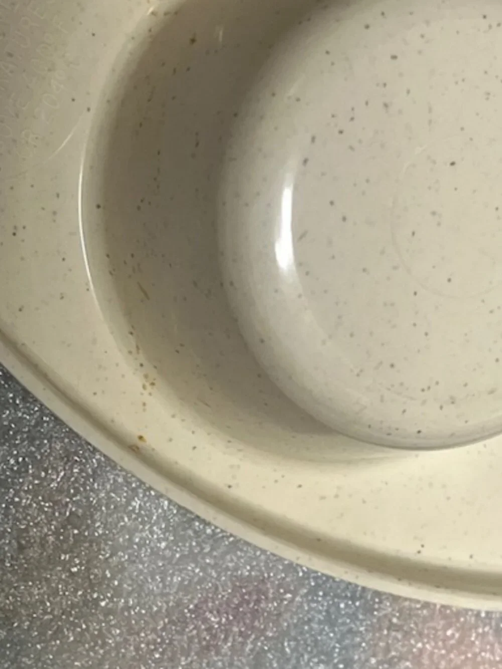 Anchor Hocking Microware vintage cream